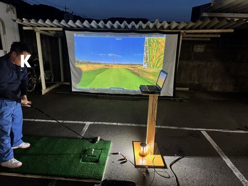 ★自宅でシュミレーションゴルフ★ OptiShot2 ゴルフシュミレーター 飛距離・フェイス向き測定 ゴルフの練習に