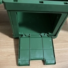 新品 アウトドア 折りたたみ式 収納付きテーブル 収納ボックス キャンプ ピクニックテーブル (グリーン)の画像