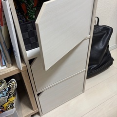 ホワイト木製ラック 3段引き出し付き (蔵さん) 桜木町の収納家具 ホワイト木製ラック 3段引き出し付き (蔵さん) 桜木町の収納家具