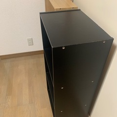 単行本シェルフ と カラーボックス(2点)の画像