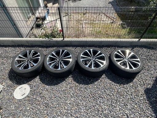 245/45ZR19 タイヤ ホイール ヴェルファイア、アルファード、エルグランド、エスティマ等