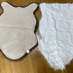 毛皮風ラグの画像