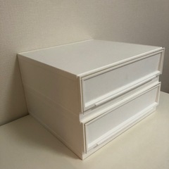 マルチ収納　ポリプロピレン　引き出し　2個セットの画像
