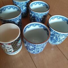 湯呑み茶碗6点/新品の画像