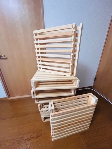 （受け渡し者確定）すのこベット　シングルサイズ✖️2セット