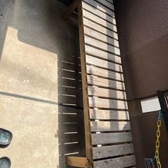 木製ベンチ　無料　もう決まりました