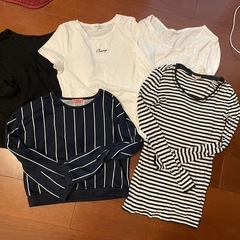 レディースL♡春夏服まとめ　Tシャツ•ロンT•五分丈•薄めショー...