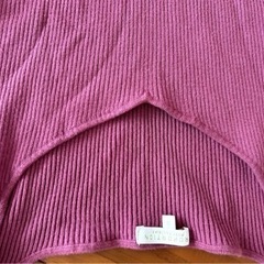 7分袖ハートネックカットソー♦️パープル系の画像