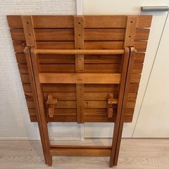 ガーデン、ベランダ用机椅子3セット