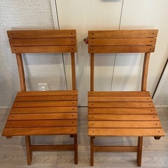 ガーデン、ベランダ用机椅子3セットの画像