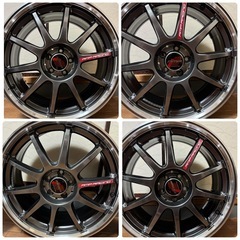 ホイール4本セット R10 18インチ 8J+45 5H-100