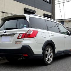 即乗りＯＫ 4WD 29年式 エクシーガクロスオーバー7 Xブレイク アイサイト 全車速追従機能付クルーズ ナビ フルセグTV Bluetooth バックモニター スマートキー ハーフレザーシート シートヒーター HID ETCの画像