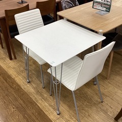 KD-48【新入荷　リサイクル品】ニトリ　クーボWH ダイニング...