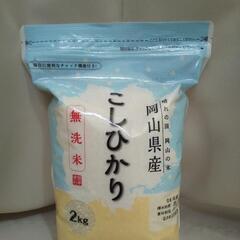 お米2kgこしひかり