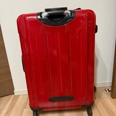 【即引渡し】キャリーケース　　大型サイズ　傷あり　鍵無し　赤　ス...