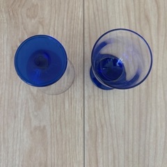 ガラスのグラス　２客セットの画像