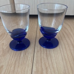 ガラスのグラス　２客セットの画像