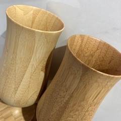 ビールグラス リヴェレット 木製 ビアグラス ペアセットの画像