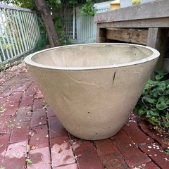 大きな水瓶　61センチ　ドライガーデン　寄植えに！