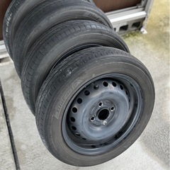 ホンダ　軽自動車　スチールホイールタイヤセット　155 65 1...