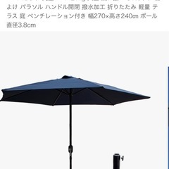 お取引ありがとうございました。ガーデンパラソルセット