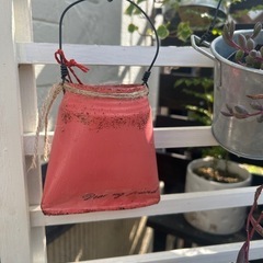 リメ缶　多肉　観葉植物　ガーデニング　草花　ハンギング　インテリア