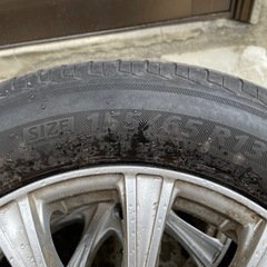 軽自動車　アルミホイールと夏タイヤセットの画像