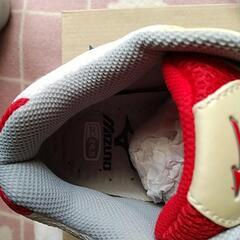 未使用 バドミントン シューズ ミズノ 24.5cmの画像