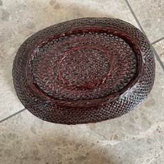 塗りの籠の画像