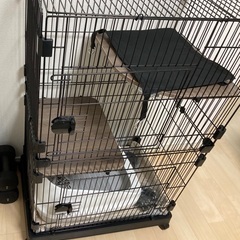 美品　ペット用ケージ(2段)