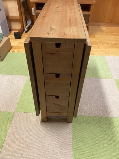 【お取引完了】折りたたみダイニングテーブル