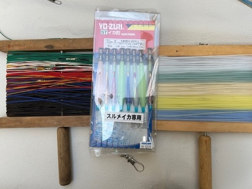 船釣り　仕掛け　竿　電動リール
