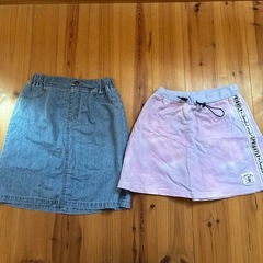 スカート 150cm 2点セット 
