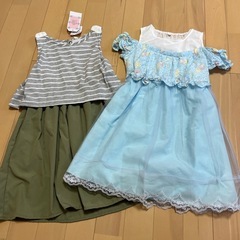 新品＆試着のみ120cmワンピース