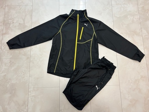 ⚠️商談中 PUMA ジャージ 上下セットLサイズ ブラック (あるど