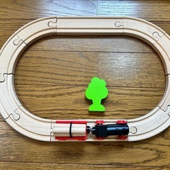 BRIOの木の列車の画像