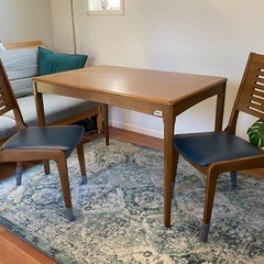 【中古】　Toyo furniture 2人　ダイニング　テーブ...
