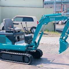 IHI ミニユンボ　油圧ショベル　ゴムキャタ　0.7tクラス　全...