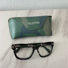 VALENTINO カモフラージュ 伊達メガネ