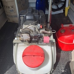 KOSHIN エンジン式小型動噴 ES-25T 中古延長ホース付