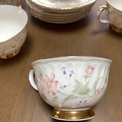 ティカップ5脚セット　HOYAの画像