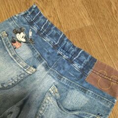 StompStamp/スタンプスタンプ☆条件有り0円！ディズニーミッキーマウスデニム風パンツズボン[サイズ100]の画像