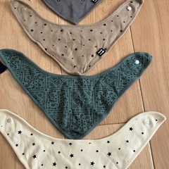 NIKEなど 🐧🧢🌟新生児〜6Y スタイ＆帽子セットの画像