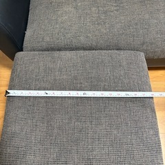 二人掛けソファ　オットマン付の画像