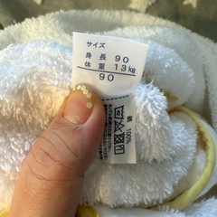 子供用ガウンの画像