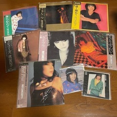 渡辺真知子　帯付きレコード7枚とシングル2枚をまとめて2000
円