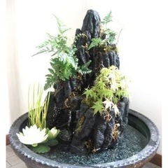 睡蓮鉢ビオトープ用　昇竜の滝