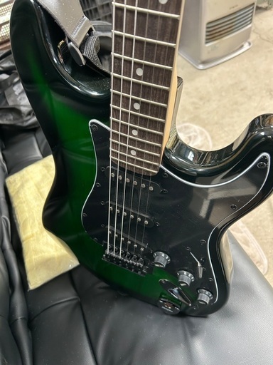 SELDER エレキギター ブラック/パープル SELDER ストラトタイプエレキ