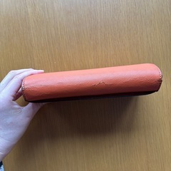 マイケルコース　オレンジ　長財布の画像