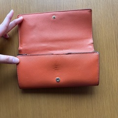 マイケルコース　オレンジ　長財布の画像